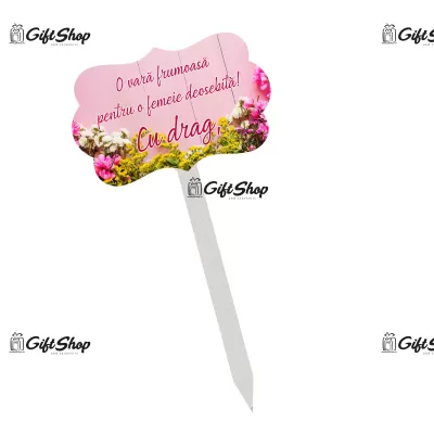 O vara frumoasa pentru o femeie deosebita, topper lemn, model a